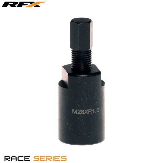 RFX Race Series Flywheel puller Internal RH M28xP1.0 Hon CRF250/450 All/KXF RMZ EFI KTM SXF450 16-1 - Black - RFX