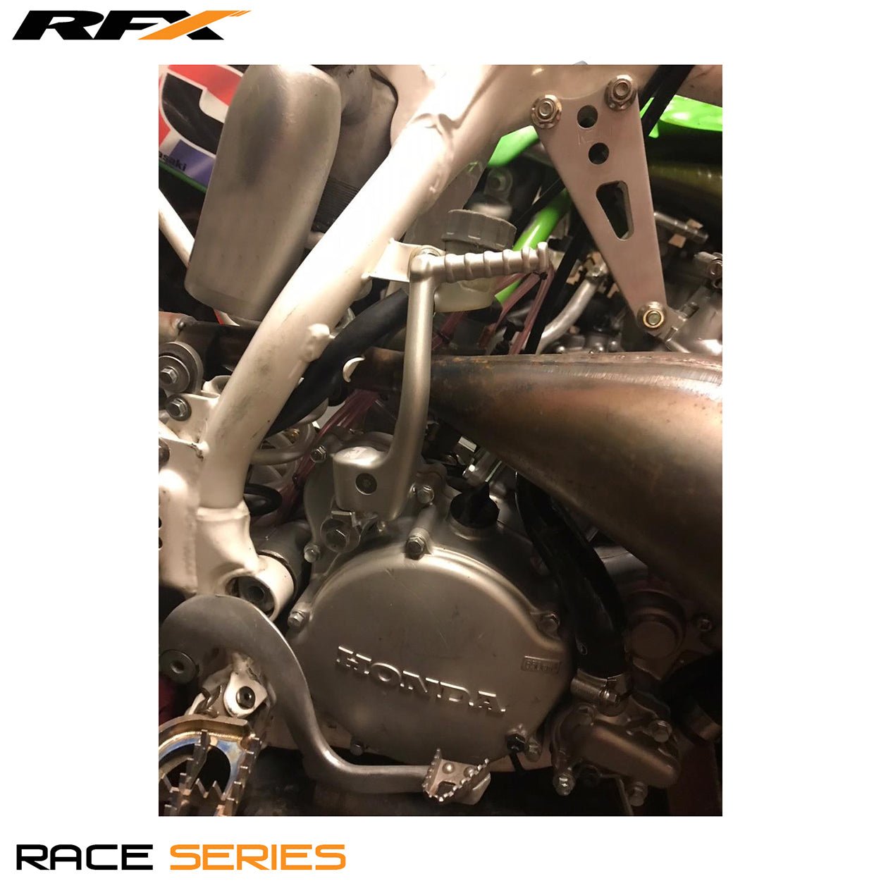 RFX Race Series Kickstart Lever (Silver) Honda CR125 85-97 - Silver - RFX