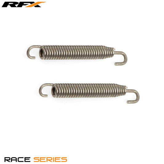 RFX Race Stainless Steel Swivel Exhaust Springs 83mm - Silver - RFX