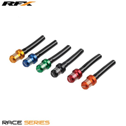 RFX Race Vent Tube - Shorty Inc 1 Way Cap (Blue) - Blue - RFX