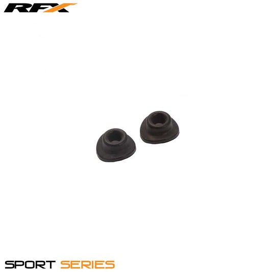 RFX Sport Valve Rubber Seals (Black) 2pcs - Black - RFX