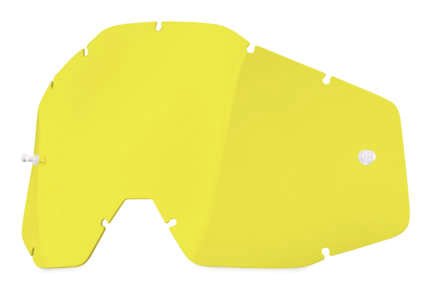 Rip n Roll 100% Strata / Accuri / Racecraft Tear Off Lens Yellow - Rip n Roll