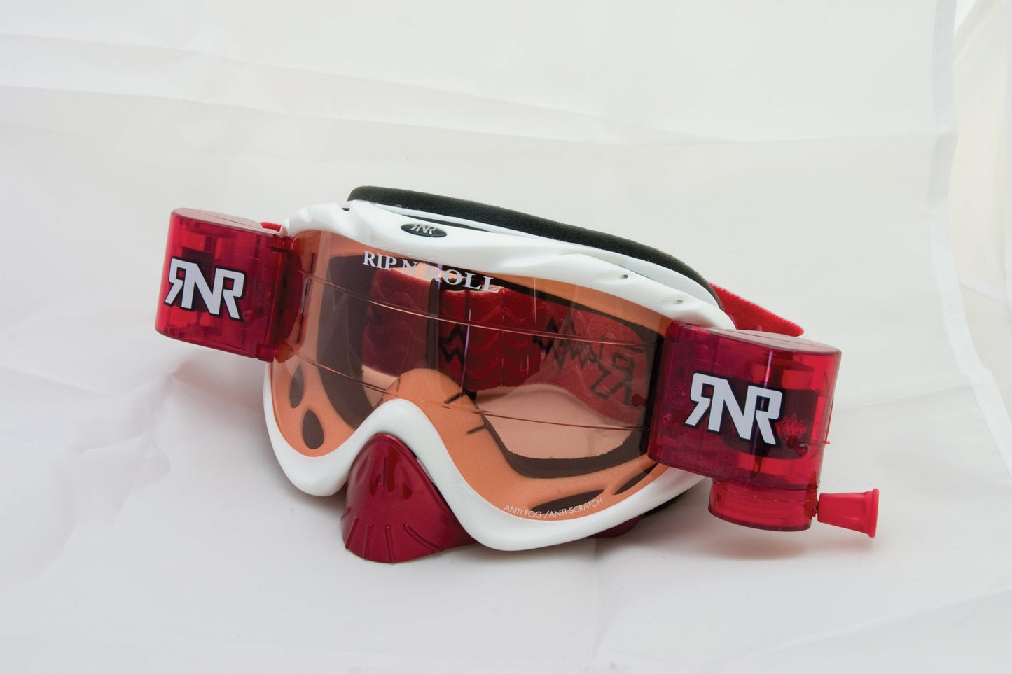Rip n Roll Hybrid Fully Loaded Goggle White / Red - Rip n Roll