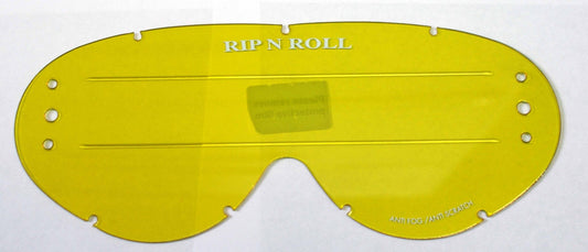 Rip n Roll Hybrid XL Roll Off Lens (Raised Strip) Yellow - Rip n Roll