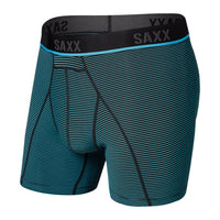 SAXX Kinetic HD Boxer Brief / Cool Blue Mini Stripe - SAXX