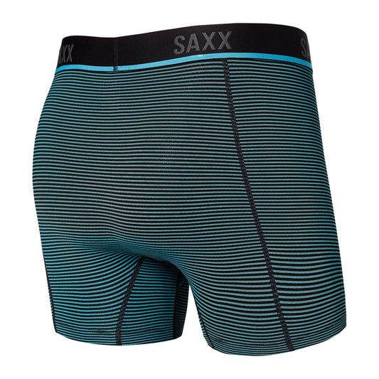 SAXX Kinetic HD Boxer Brief / Cool Blue Mini Stripe - SAXX