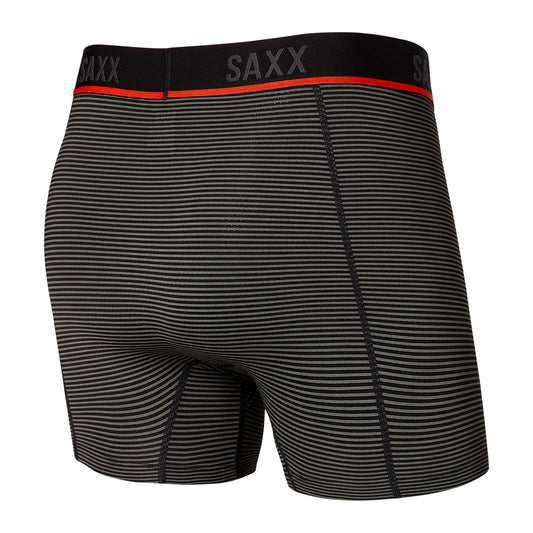 SAXX Kinetic HD Boxer Brief / Grey Mini Stripe - SAXX