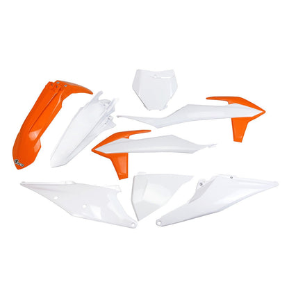 UFO Complete Body Kit KTM SX/SXF 125-450 - 2019-2022 - Various Colours - OEM 20 and 22 (White/Orange) - UFO PLast